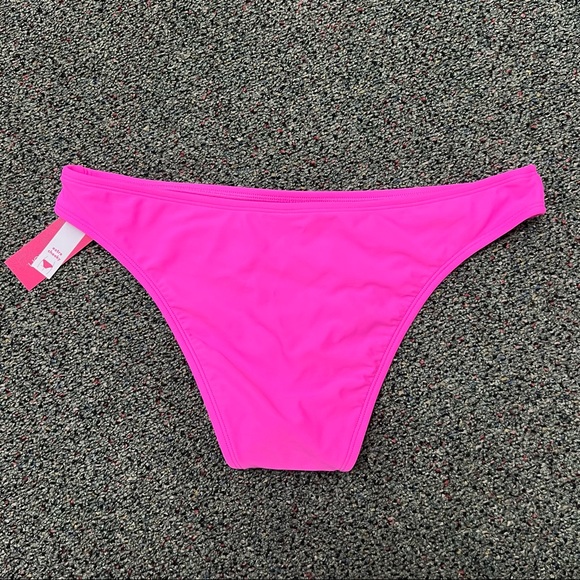 TARGET XHILARATION Pink Bikini Swim Bottoms Low-Rise Extra-Cheeky Lightweight L - Picture 13 of 16